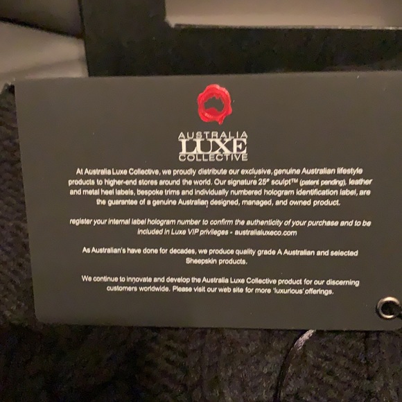 Australian Lux NWT Cable Knit, Original Shearling sheep ea end. - Picture 4 of 7